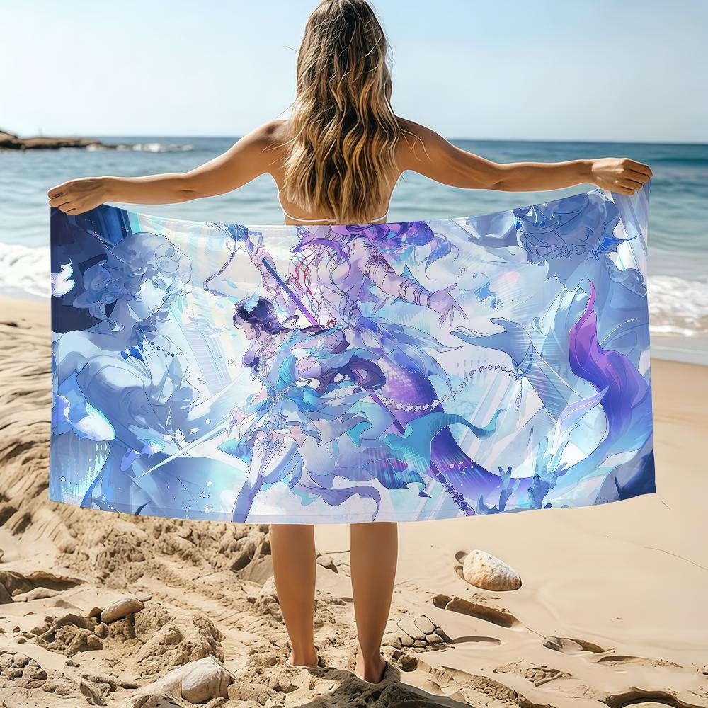 Game Love and Deepspace Rafayel cool Towel Beach Towel Oversized Quick Dry Towel Absorbent Soft Swim BeachTowels for Men Women