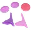 1 set scatola di immagazzinaggio per minzione femminile per orinatoio in silicone da donna all'aperto alzarsi e fare pipì