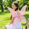 Organza Fairy Butterfly Wings Sparkle Kids Party Wings Creative Costume Wings  Christmas Gift