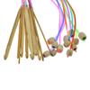 12Pcs Wood Crochet Hook with Cable 3.0mm-10mm Wood Circular Knitting Needle Afghan Crochet Hook Tunisian Crochet Hook