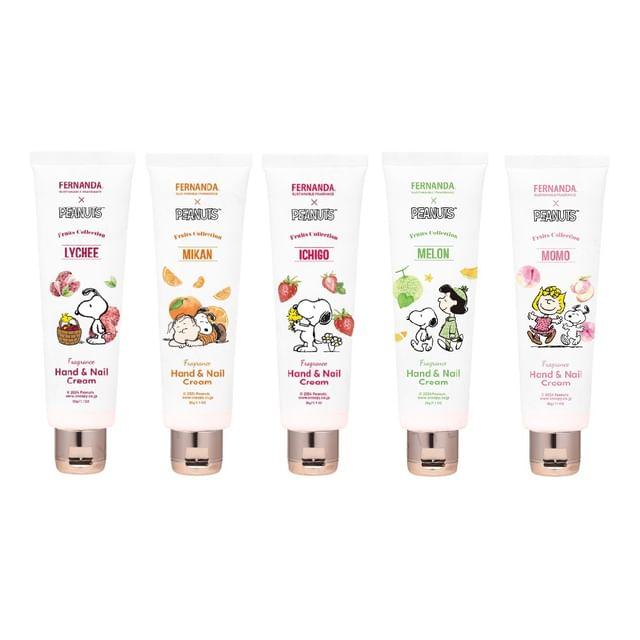 Fernanda - Peanuts Snoopy Fragrance Hand & Nail Cream Lychee - 30g