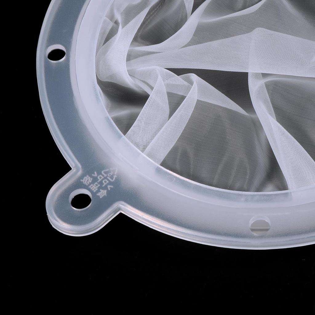 PATIKIL 138mm Outer Diameter Food Filter 100 Kitchen Mesh Filter Fine Mesh Sieve for and Soy Milk White Strainer, Mesh, Strainer, Juice, Coffee,