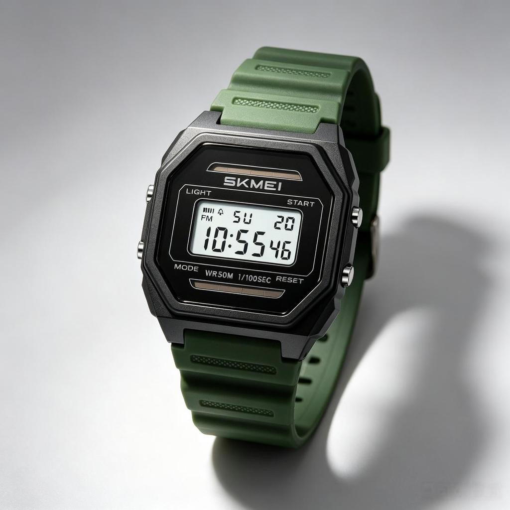 Men's Digital Watch SKMEI Solar Chronograph LED Backlight 2640