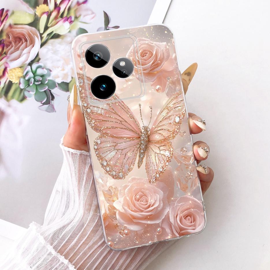 For Realme GT 7 GT7 T 5G Case RMX5061 Cute Lion Fashion Painted Cover Soft Silicone Phone Case For Realme GT 7 Pro GT7T 5G Shell