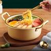 Aluminum Soup Hot Pot Gold Noodle Cooking Pot Commercial Ramen Noodle Pot  Kitchen Cookware