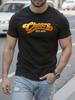 Cheers Est. 1895 Bold Print Black Cotton Tshirt