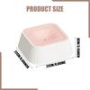 Bowl Pet Water Dispenser Anti Overflow Slow Drinking for Messy Drinkers Medium Large Dogs