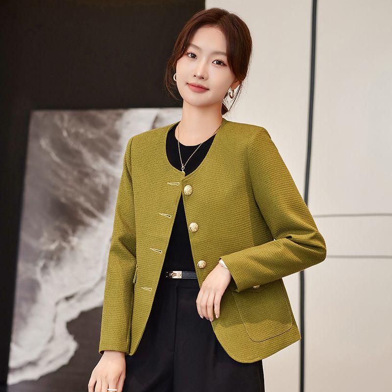 High Quality Suit Jacket Female Autumn and Winter New Fashion Foreign Temperament Goddess Fan Korean Version Suit