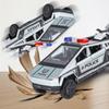 1:32 Cybertruck Police Car Pickup Alloy Car Model Diecast Toy Vehicle Sound Light Simitation For Children Christmas Gift Toys