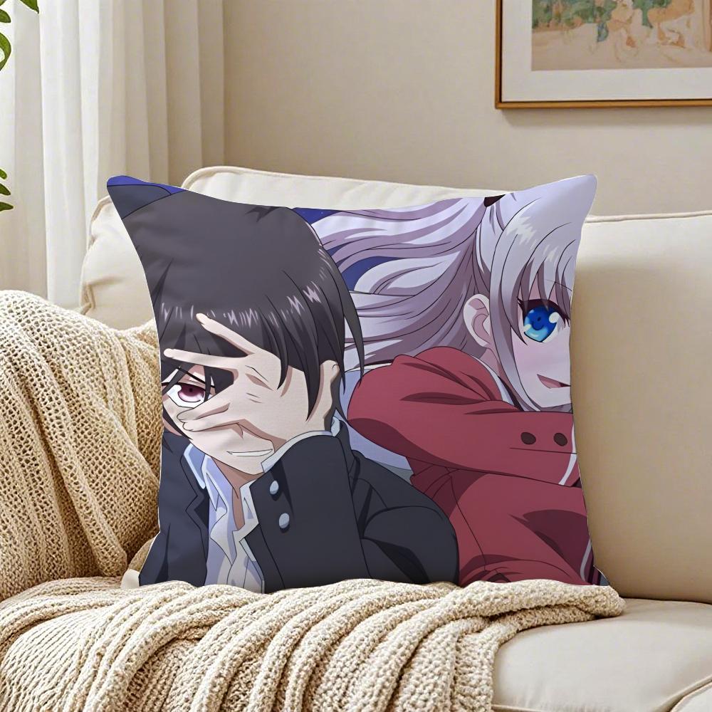 Cute Sweet Chinese Cartoon CClannad Cushion Cover Pillowcase Antidustmite living Room Sofa Decor Cushion Room