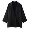 Europäisches und Amerikanisches Damen Freizeit-Blazer und Lange Hosen Set - Knitter-Stil
