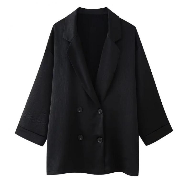Europäisches und Amerikanisches Damen Freizeit-Blazer und Lange Hosen Set - Knitter-Stil
