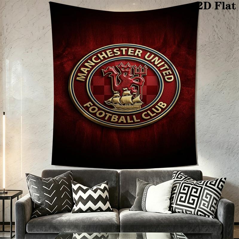 Manchester Crest Emblem Bedding 1 Duvet Cover 2 Pillowcase Without Core Christmas Birthday Gift Soft And Comfortable Bedding Set