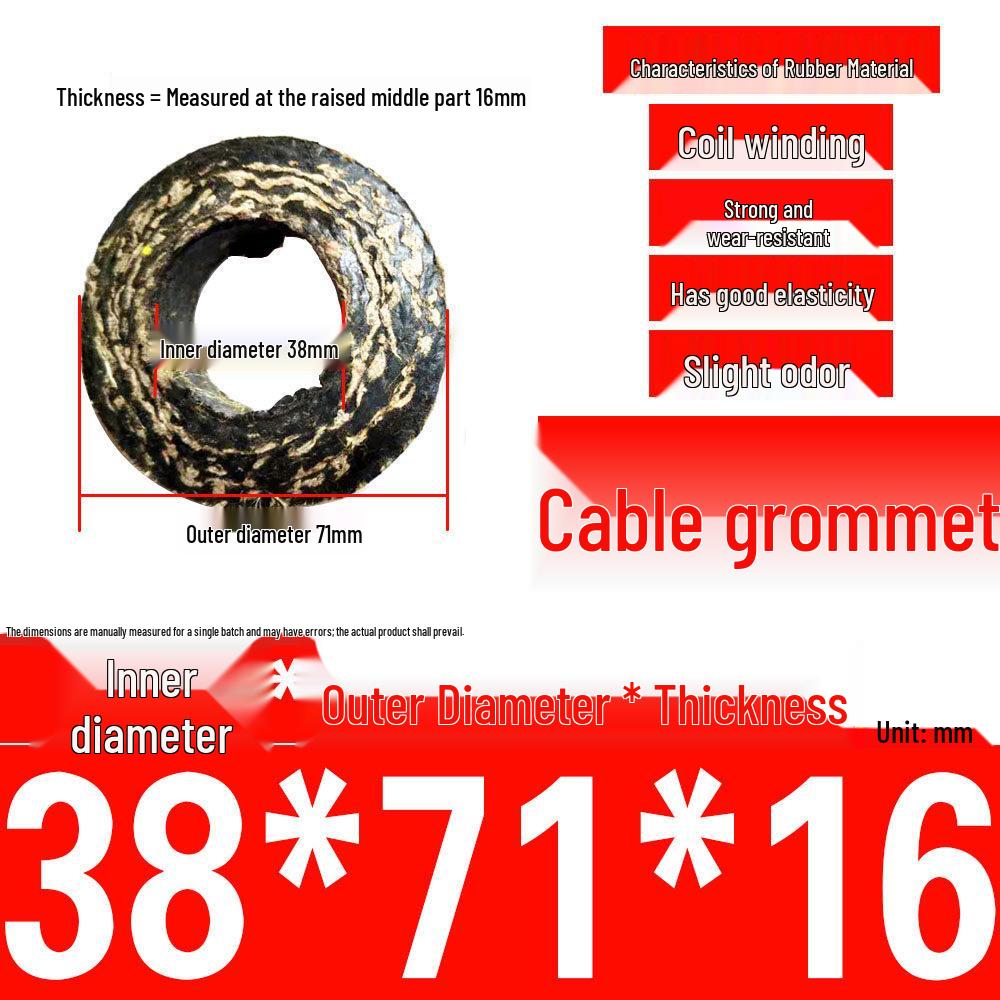 Polyurethane Shock-Absorbing Rubber Cushion with Backrest Pin and Elastic Sleeve