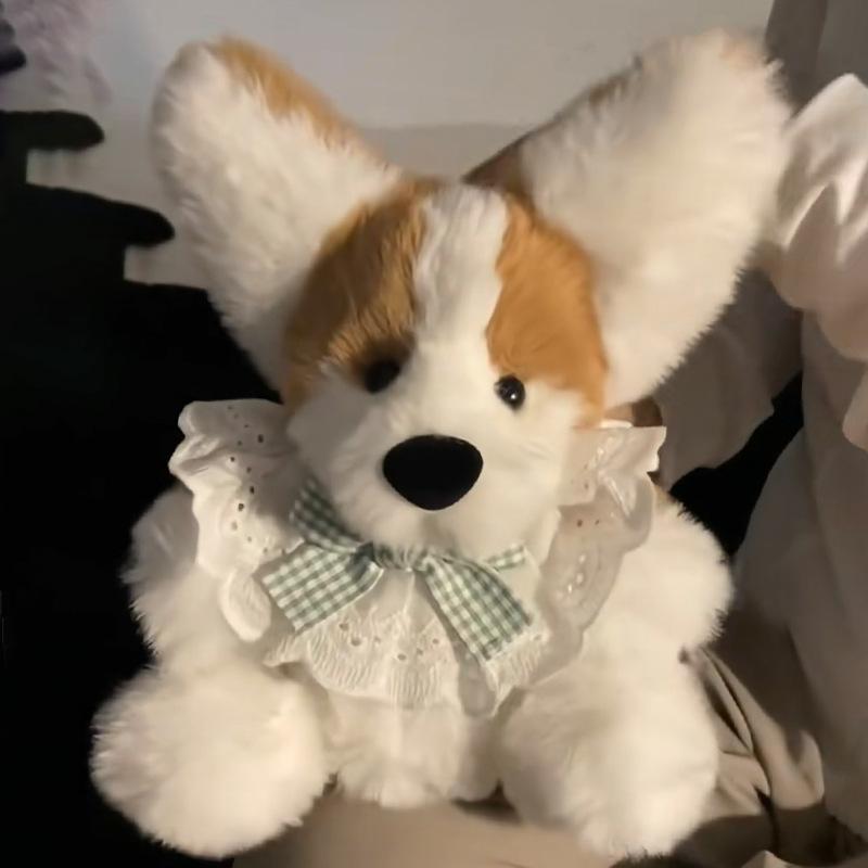 

Recordable Corgi DIY Doll Material Pack Plush Puppy Toy Handmade Chinese Valentine s Day Gift 30cm