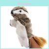 Animal Shaped Hand Puppet With Soft Short Fur For Child Development