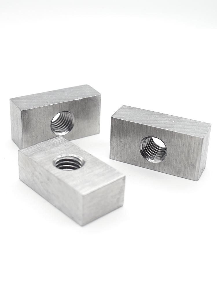 304 Stainless Steel M8 Thickened Square Rectangular Irregular Nut with Various Hooks