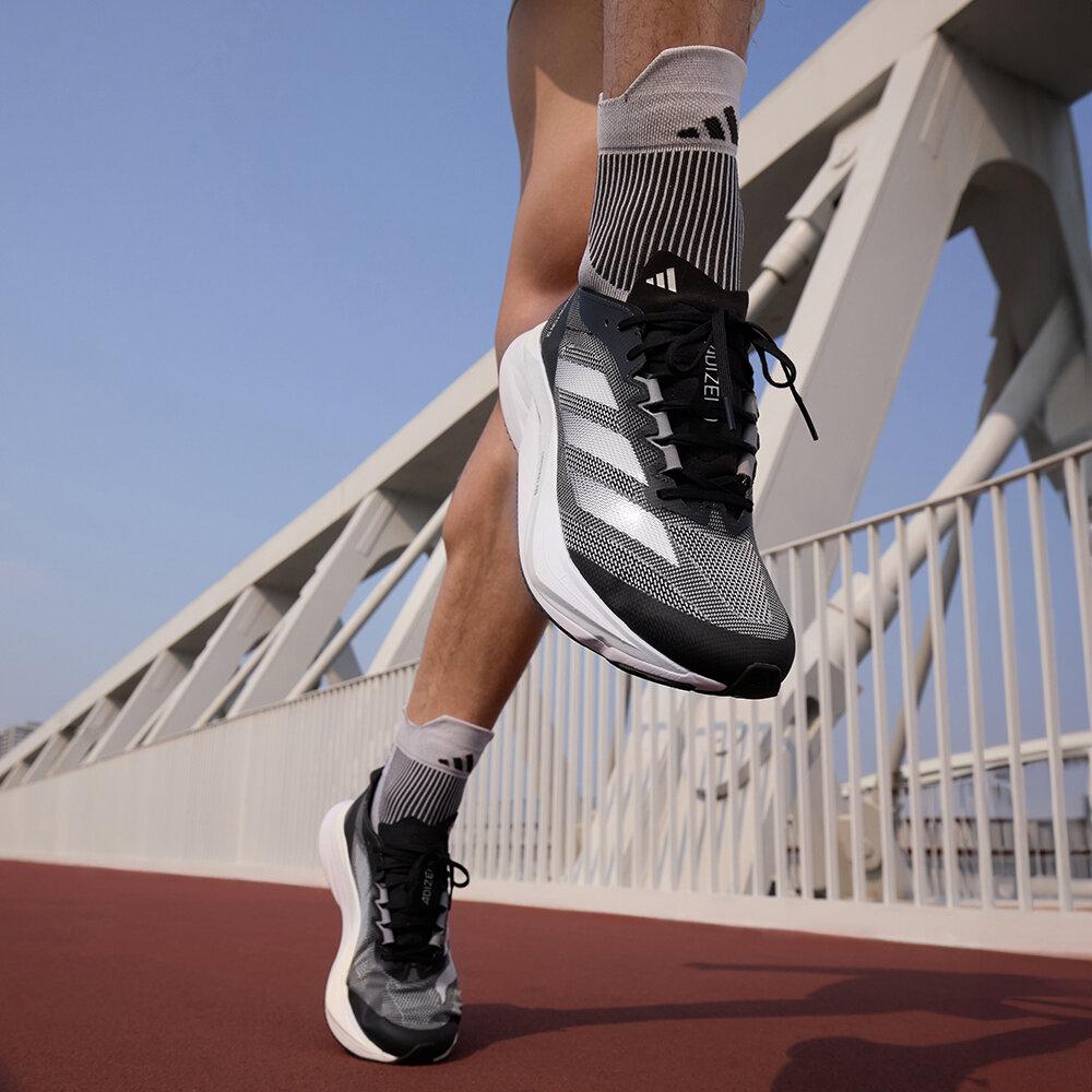 adidas Adizero Boston 12 Черный Белый 41