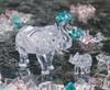 Beverly 46-Piece Crystal Puzzle, Elephant Clear
