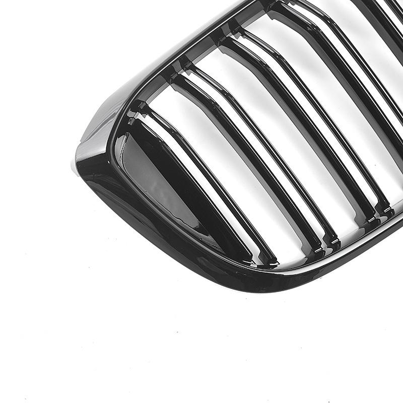 Pair Double Slat Car Front Grill Grilles Kidney Grill For BMW X3 G01 G08 X4 G02 2018    Racing Grilles Car Styling