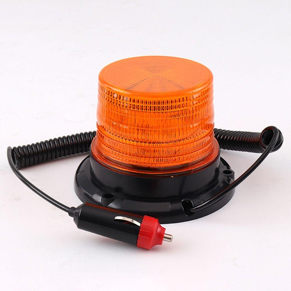 12V LED Car Warning Light Magnetic Mount LED Strobe Light School Bus Forklift