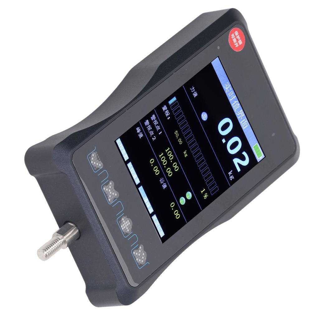 Push Pull Gauge Quick Response Light Indicator Multi Alarms Handheld Digital Force Gauge 1000N