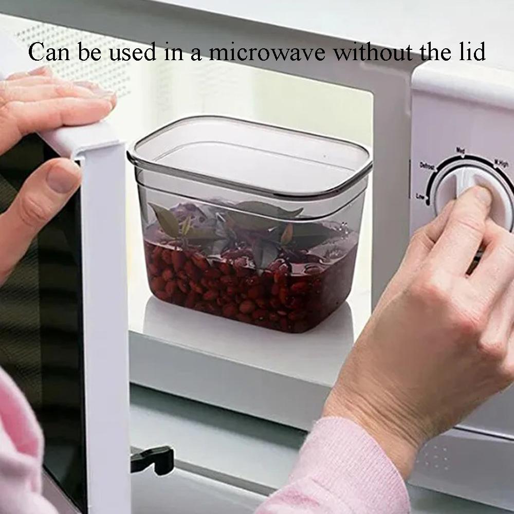 Luftdichte Lebensmittelaufbewahrungsbehälter-Sets – Transparenter BPA-freier Vorratskammer-Organizer, Stapelbare auslaufsichere Snackgläser für die Küche