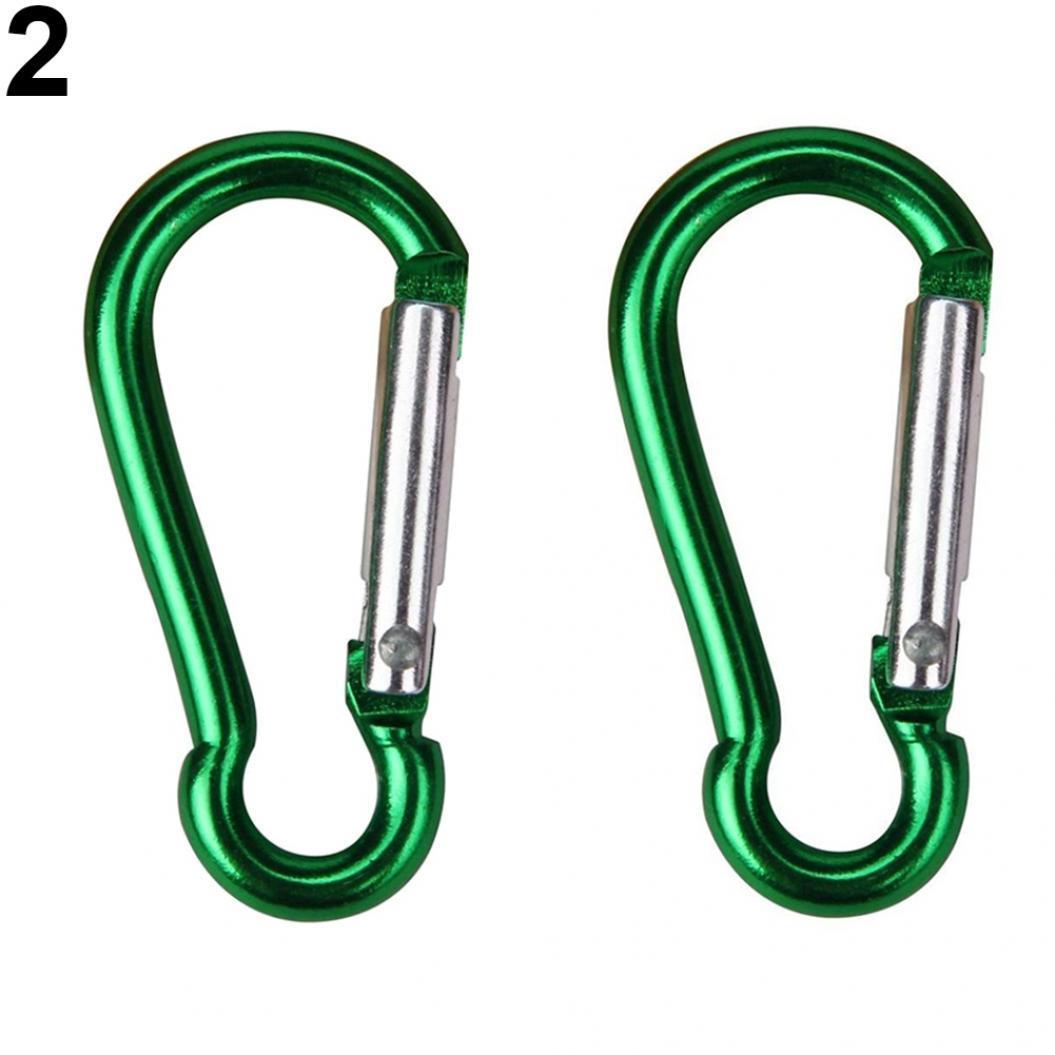 

Карабин 2 шт в ассортименте зелёный