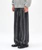 DECET Stripe Bleach Wide Jeans Dcpt049Blackb