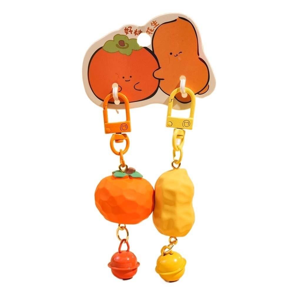 

2pcs Zinc Zinc Alloy Couple Keychains Resin Backpack Key Ring Magnetic Animal Pendants Friends Style 3