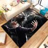 Anime Jujutsu Kaisen Cartone Animato Itadori Yuji Tappeto Area Antiscivolo per Soggiorno Tappeto Morbido per Camera da Letto Divano Bambino, Decorazione Casa Zerbino Regalo