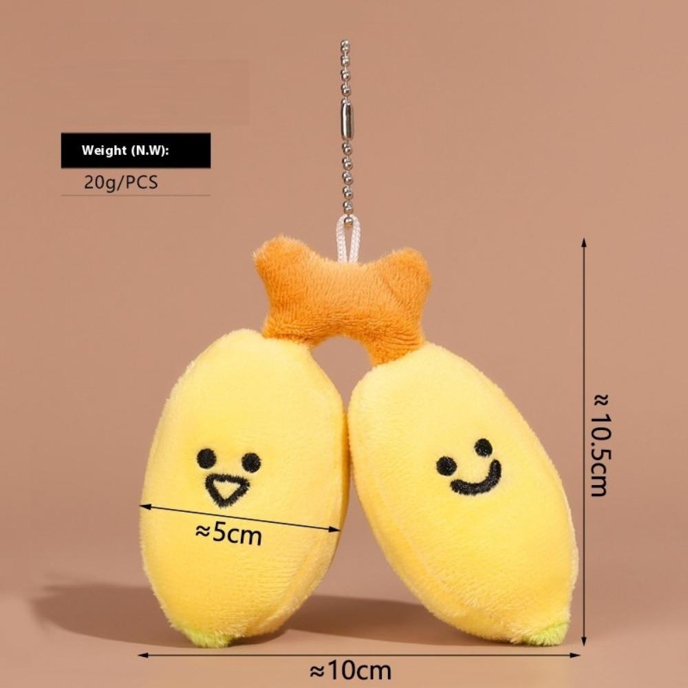 Păpușă de pluș Păpușă Simulare Mâncare Pandantiv Pandantiv pentru geantă Mâncare vegetală