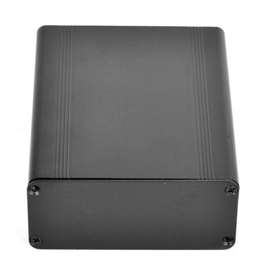 Schutzhülle 110x88x38 mm Elektronikgehäuse Schwarze Aluminiumlegierung Elektroboxen Anschlussdose HiFi-Audioverstärker