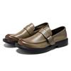 3050 casual leather shoes men's new business dress shoes genuine leather one-pedal men's shoes