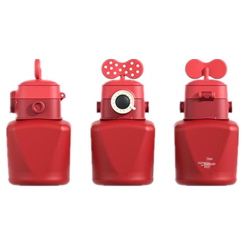 Zhang Xiaoquan 316 SS Insulated Straw Water Bottle (Red Fat Body)