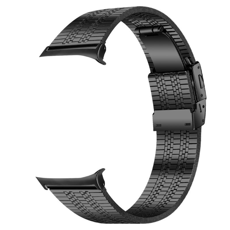 Luxury Five Beads Metal Straps for Watch7 SmartWatch, 47mm Secure Clasps