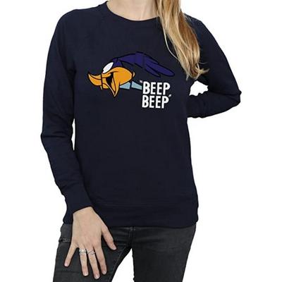 Sudadera de algodón Beep Beep Road Runner para mujer