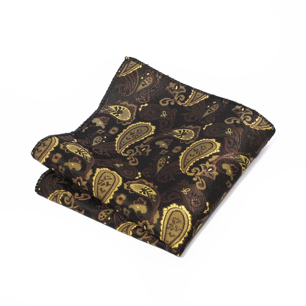 Herrficka i paisley-mönstrat polyester för affärs- eller fritidskostymer