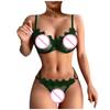 Women's Sexy Lingerie Fashion Lace Sexy Set Two Piece Suit Lingerie