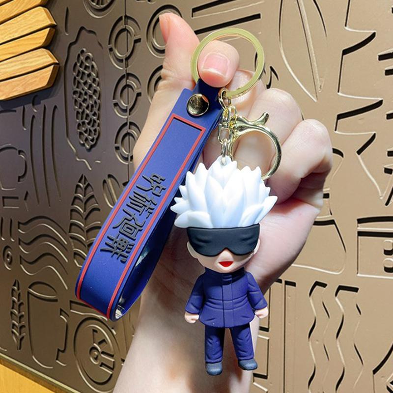 

Q-Version Брелки Аниме Дзюдзюцу Кайсен Фигурки Сатору Годзё Нанами Кенто Кукольные модели Брелки Детские игрушки Подарок на день рождения