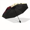 One Piece Automatic Open/Close Umbrella   Compact Travel Umbrella, 8 Rib Heavy Duty Construction, Ideal Gift, 163