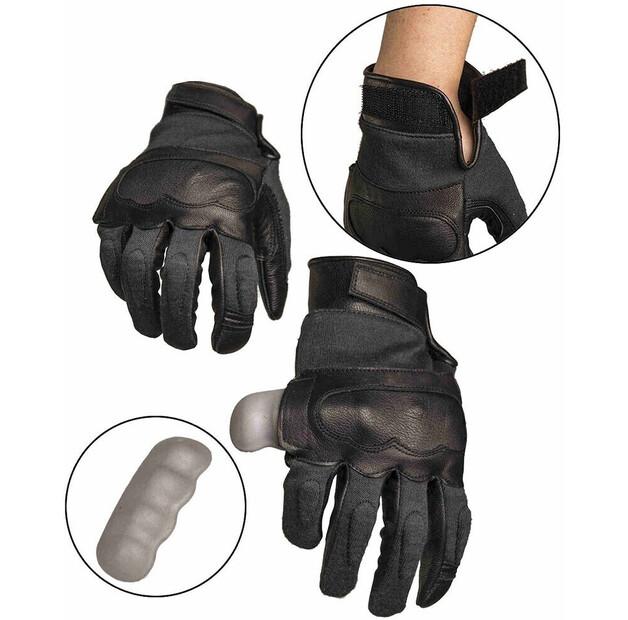Велосипедные перчатки Mil Tec Tactical (синий/черный)