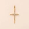 Colorful Enamel Retro Pendant with Cowboy Boots, Horseshoe, and Cross Charms in 18K Gold Copper
