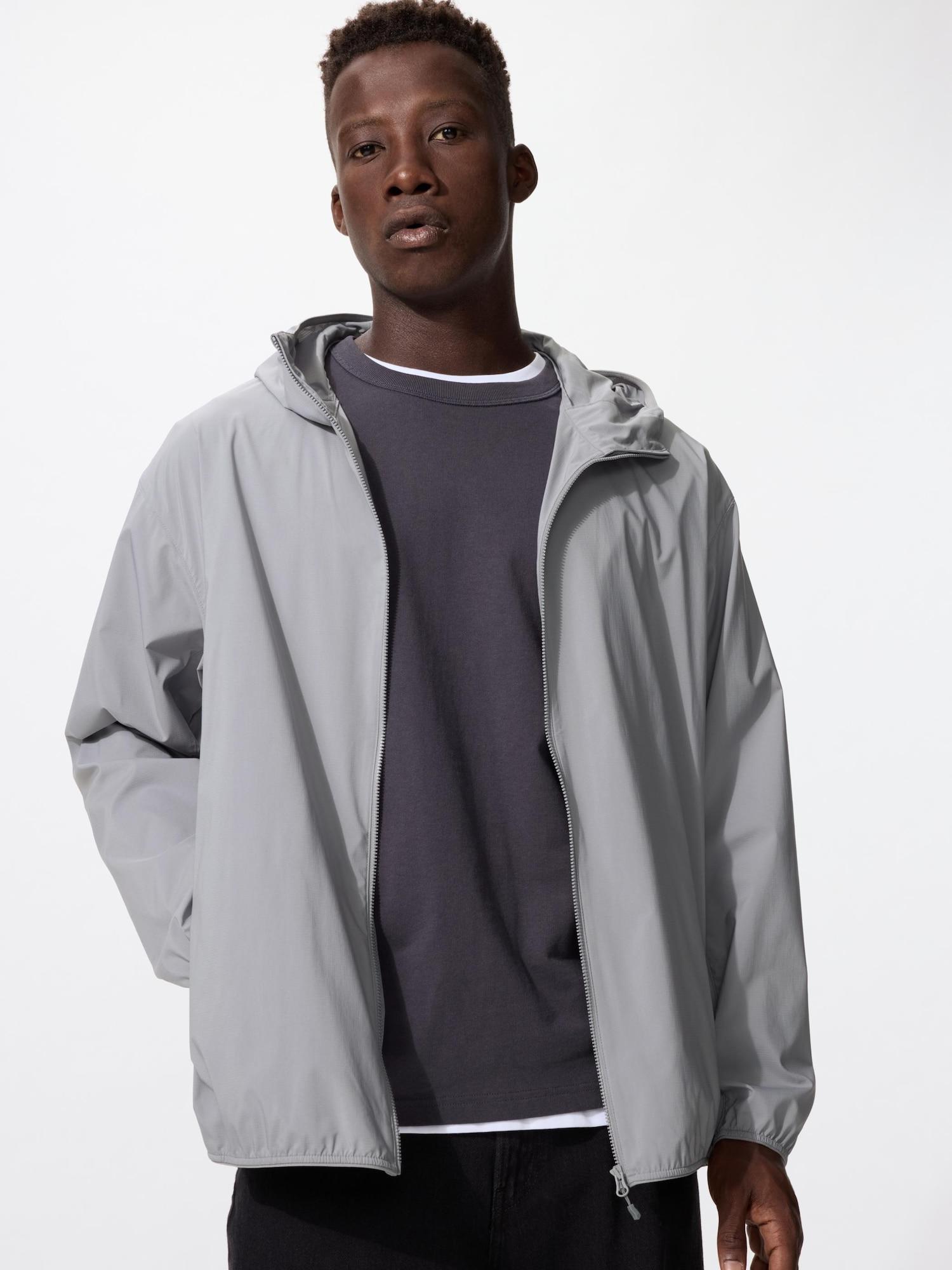 

Парка с защитой от ультрафиолета от кармана Uniqlo 03 GRAY/MEN 3XL