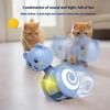 Tumbler Cat Toy Interactive Feather Ball Chew Bite Kitten Toy Funny Toy Rotating Ball Teaser Balance Feather Wand Cat Toys
