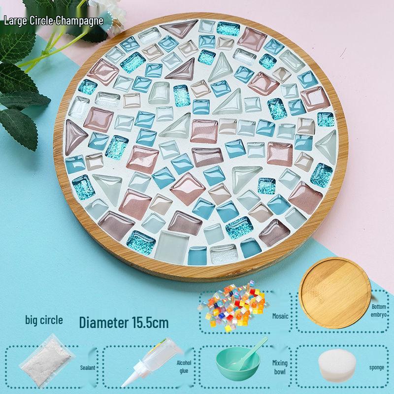 Handmade Mosaic Coaster DIY Kit for Students – Perfect for Mother's Day & Kindergarten Activities