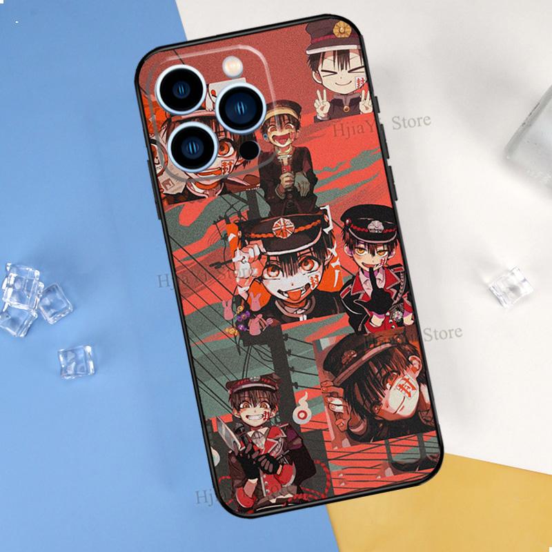 Hanako Kun Toilet Bound Phone Case For iPhone 13 12 11 Pro Max Mini SE 2020 X XR XS Max 7 8 Plus Cover Coque