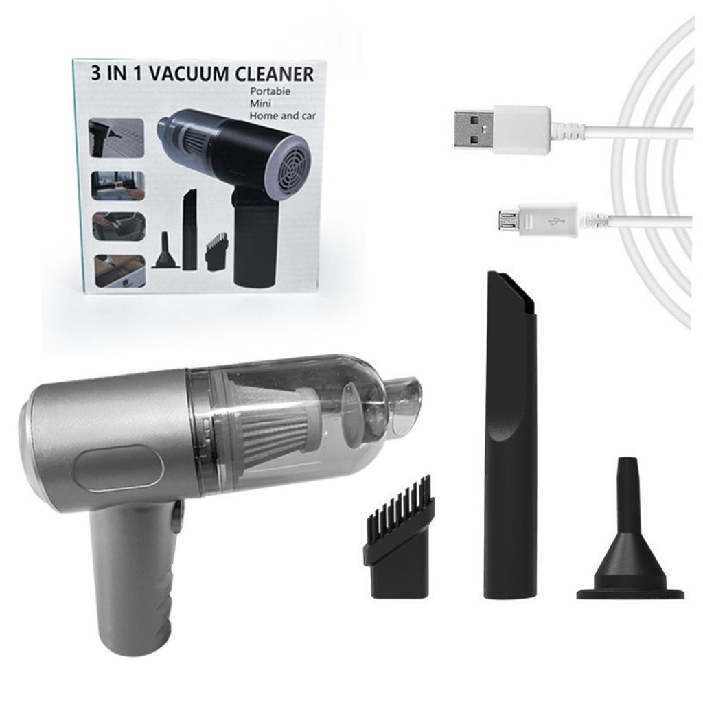 Handheld Cordless Vacuum Cleaner Portable Mini Wireless Vacuum with USB Charging and Multiple Attachments for Home Car Office Cleaning