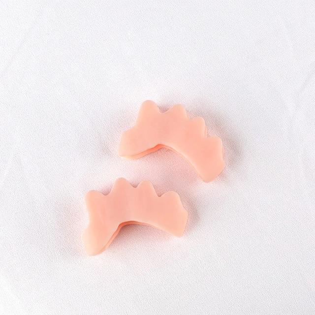 Wholesale 2pcs=1pair New Protective Toes Separator  Suitable Bunion Corrector  Material Soft Gel Straightener Spacers  Care Tool