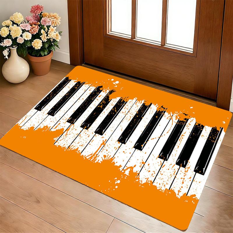 Piano Keys Living Room Nonslip Area Rug Soft Carpet For Bedroom Game Playroom Sofa Office Home Decor Doormat Christmas Gift C9302210